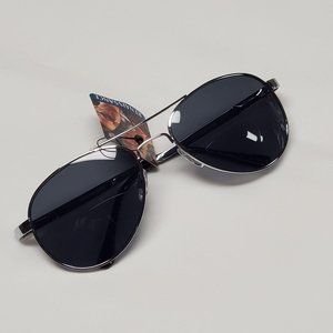 Design Line Aviator Sun Readers +2.25 Silver